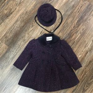 Rothschild Girls Coat & Hat Set (3T)